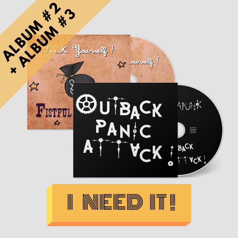 Mes 2 albums, version CD + t&eacute;l&eacute;chargement WAV/MP3