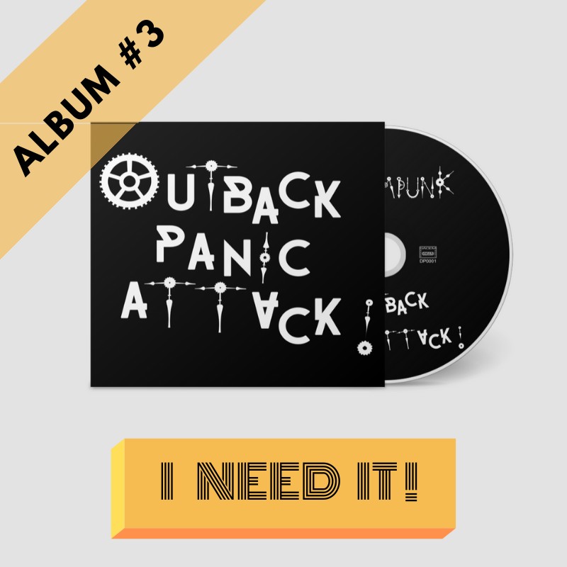'Outback Panic Attack !' version CD (2019) + t&eacute;l&eacute;chargement WAV/MP3